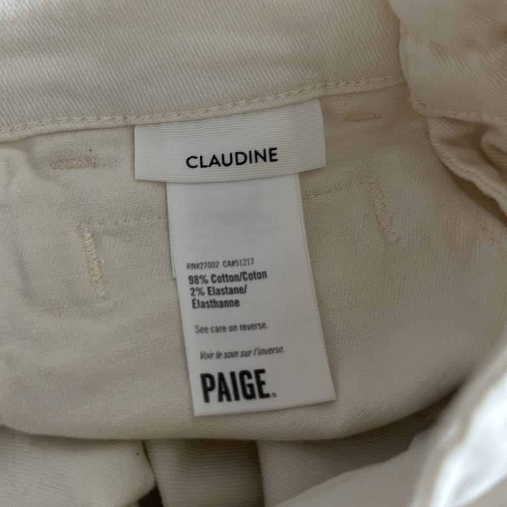 NWT Paige Claudine Ecru 23 - Picture 5 of 9